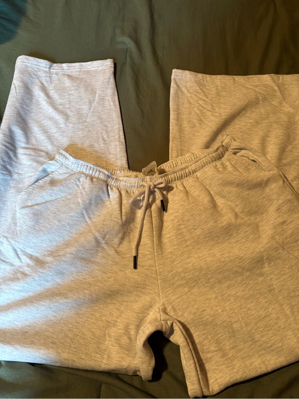 Heather Gray Drawstring Jogger Sweatpants
